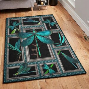 Dragonfly Outdoor Carpet Blue Dragonfly Home Decor