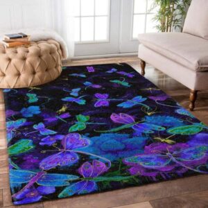 Dragonfly Rug Living Room Rug Home Decor