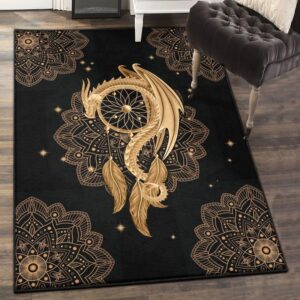 Dreamcatcher Large Living Room Rugs Dreamcatcher Dragon Rug Home Decor