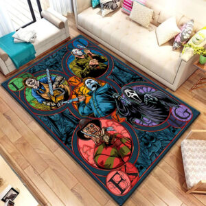 Horror Movie Rug Horror Movie Carpet Bathroom Rug Indoor Outdoor Rug