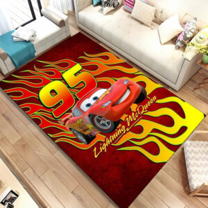 Lightning Mcqueen Area Rug Lightning Mcqueen Carpet Bathroom Rugs Indoor Rug