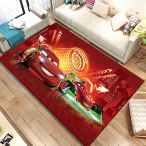 Lightning Mcqueen Area Rug Lightning Mcqueen Carpet Kitchen Rug Outdoor Rug