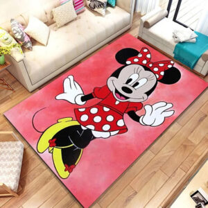 Minnie Mouse Rug Minnie Mouse Carpet Living Room Area Rug Indoor Rug