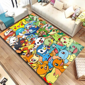 Pokemon Area Rug Pokemon Carpet Living Room Area Rug Indoor Outdoor Rug
