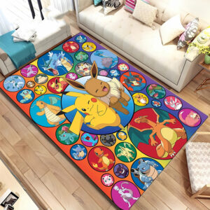 Pokemon Area Rug Pokemon Carpet Living Room Area Rug Indoor Outdoor Rug