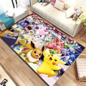 Pokemon Area Rug Pokemon Carpet Living Room Rug Indoor Outdoor Rug