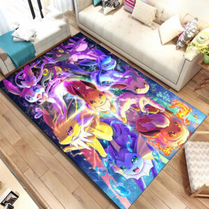 Pokemon Rug Pokemon Carpet Living Room Area Rug Indoor Rug