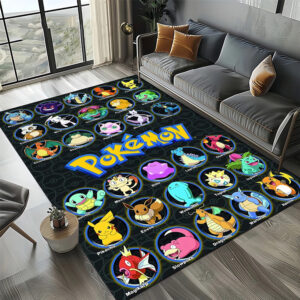 Pokemon Rug Pokemon Carpet Living Room Rug Outdoor Rug
